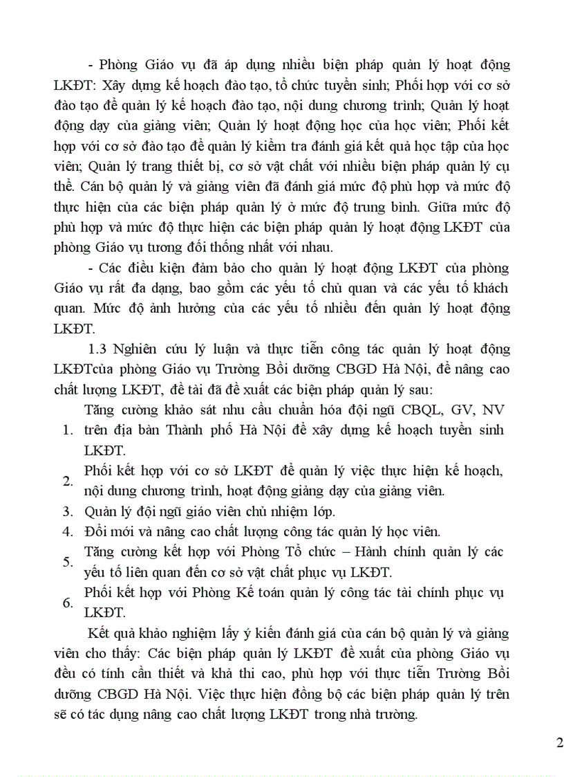 image for page Biện pháp quản lý hoạt động liên kết đào tạo tại Trường Bồi dưỡng cán bộ giáo dục Hà Nội 1