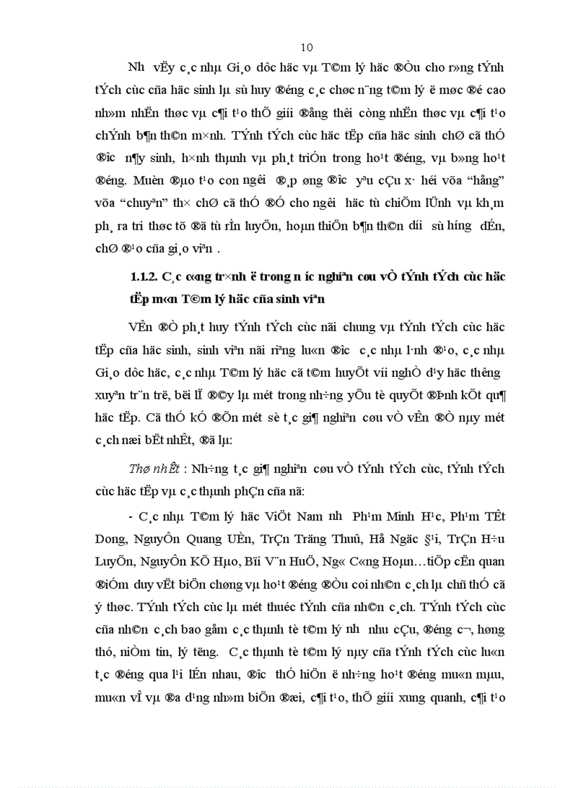 image for page Nghiên cứu tính tích cực học tập môn Tâm lý học của sinh viên Đại học Sư phạm Hải Phòng 1
