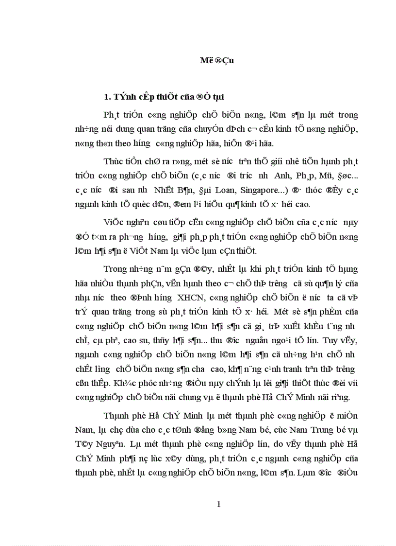 image for page Phát triển công nghiệp chế biến nông lâm sản ở thành phố Hồ Chí Minh