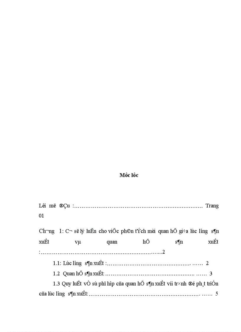 image for page Quy luật quan hệ sản xuất và lực lượng sản xuất và vận dụng quy luật trong quá trình CNH HĐH ở nước ta 1