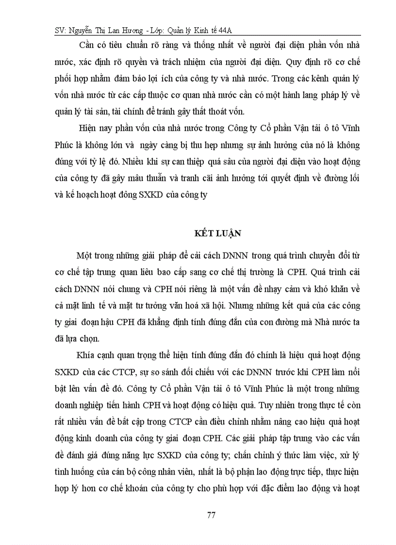 image for page Một số giải pháp nhằm góp phần nâng cao hiệu quả hoạt động sản xuất kinh doanh của Công ty Cổ phần Vận tải ô tô Vĩnh Phúc giai đoạn hậu cổ phần hoá