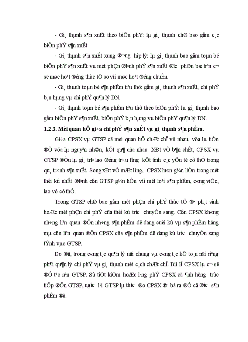 image for page Tổ chức kế toán CPSX và tính GTSP 1