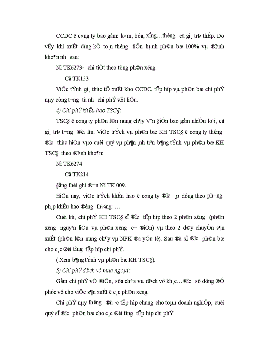 image for page Tổ chức kế toán CPSX và tính GTSP 1