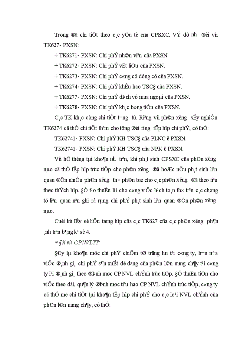 image for page Tổ chức kế toán CPSX và tính GTSP 1