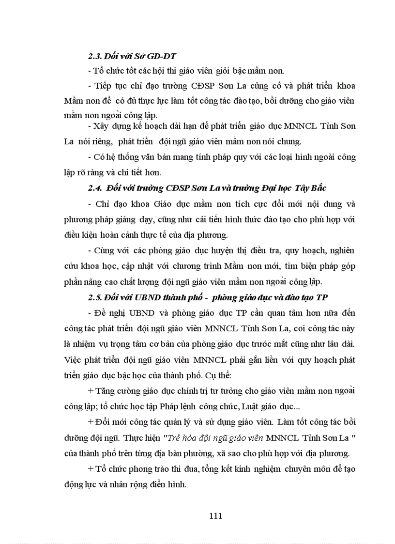 image for page Biện pháp phát triển đội ngũ giáo viên các trường mầm non ngoài công lập tỉnh Sơn La 1