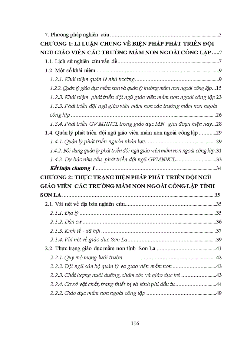 image for page Biện pháp phát triển đội ngũ giáo viên các trường mầm non ngoài công lập tỉnh Sơn La 1