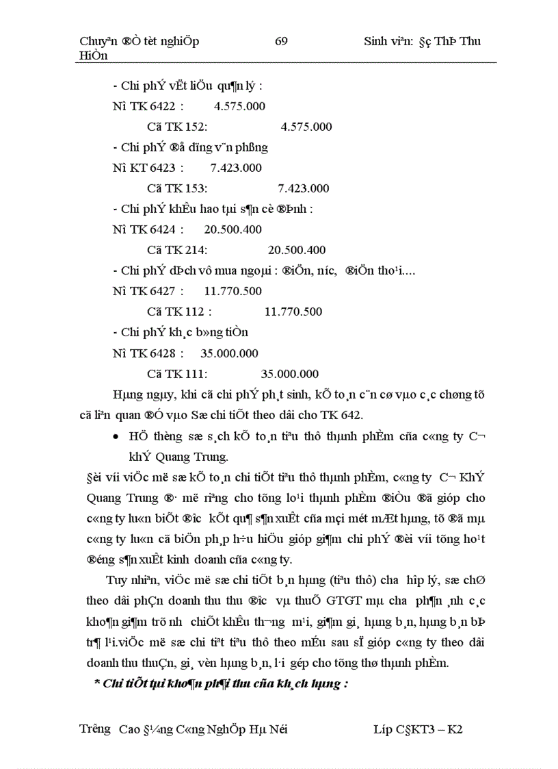 image for page Tổ chức công tác kế toán thành phẩm và tiêu thụ thành phẩm tại Công ty Cơ Khí Quang Trung 1