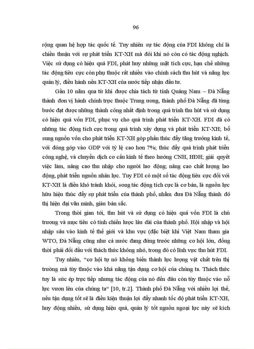 image for page Những thành tựu phát triển KT XH của thành phố Đà Nẵng trong những năm qua có sự đóng góp quan trọng của nguồn vốn đầu tư trực tiếp nước ngoài FDI