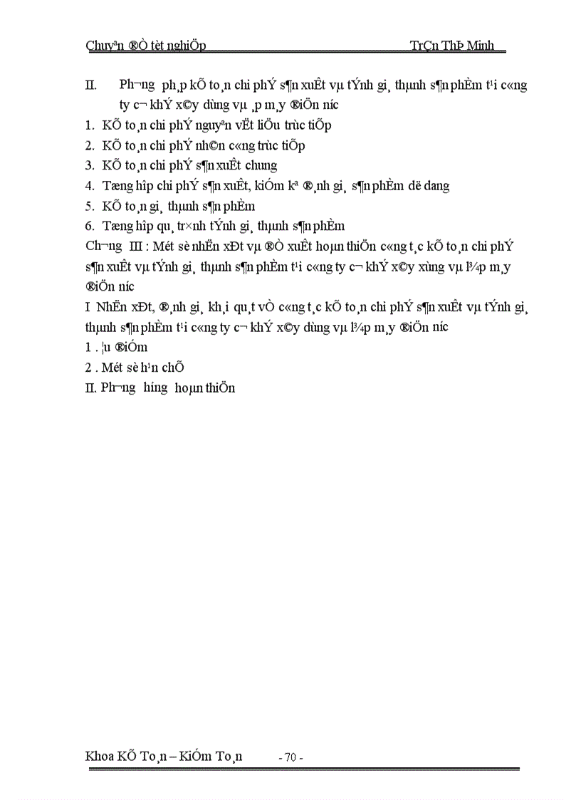 image for page Tập hợp chi phí sản xuất và tính giá thành sản phẩm tại công ty Cơ khí xây dựng và lắp máy điện nước