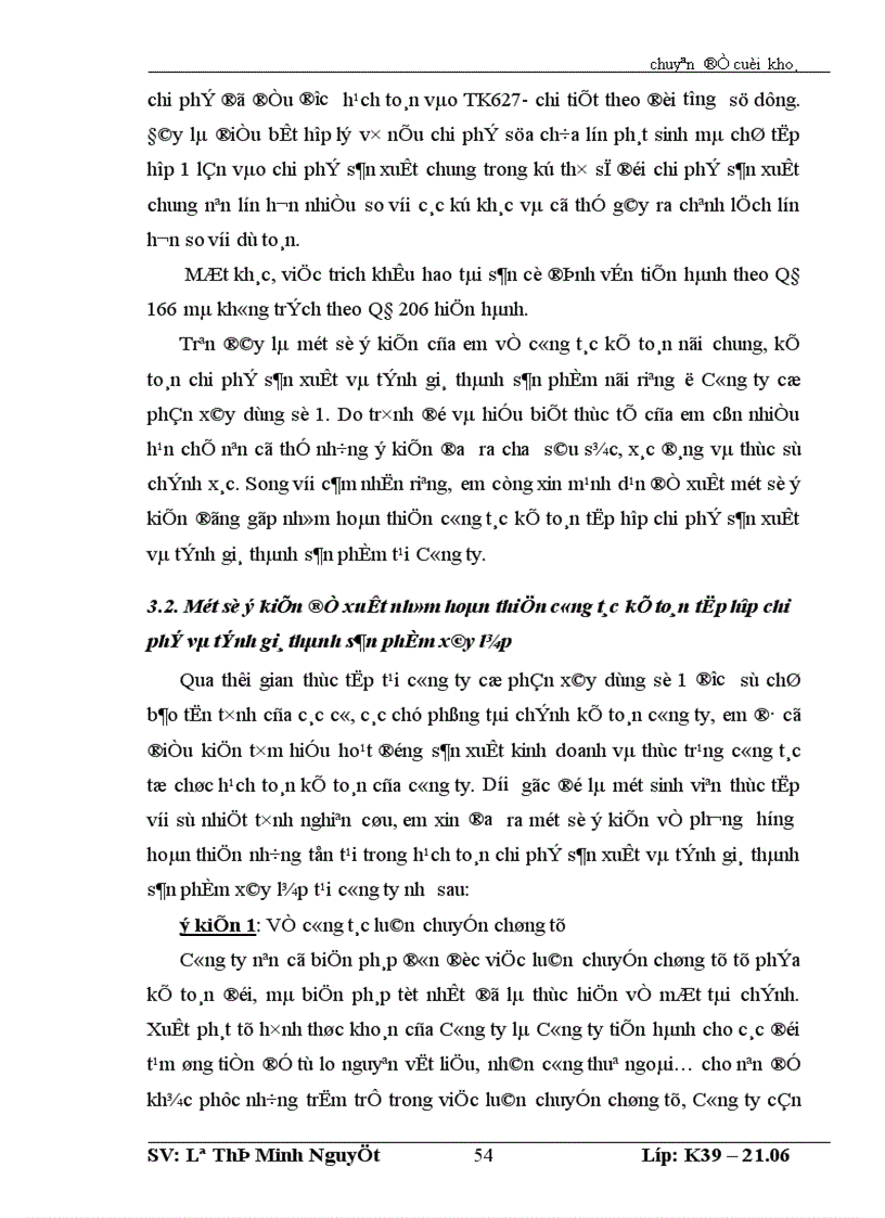 image for page Phương hướng hoàn thiện công tác kế toán chi phí và tính giá thành sản phẩm xây lắp tại công ty cổ phần xây dựng số 1