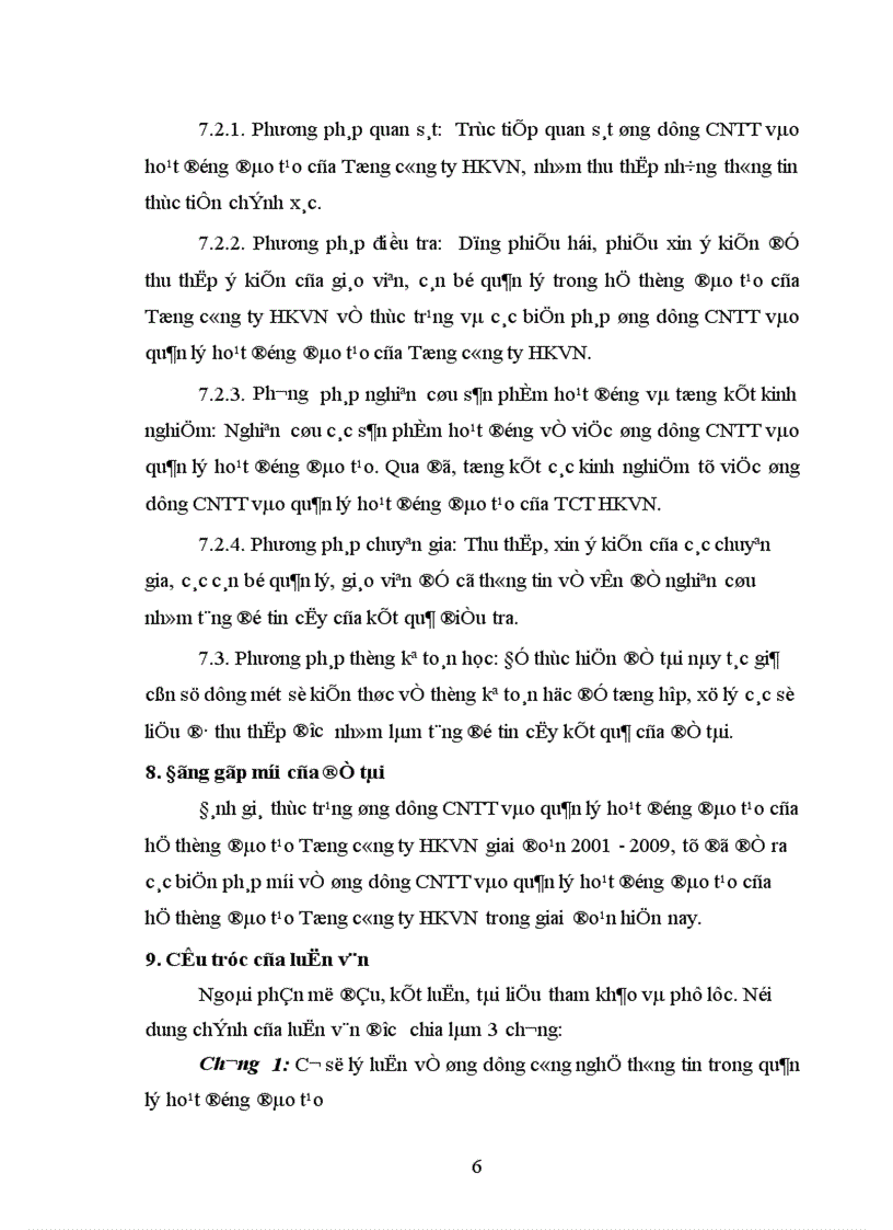 image for page Biện pháp ứng dụng công nghệ thông tin vào quản lý hoạt động đào tạo của Tổng công ty HKVN 1