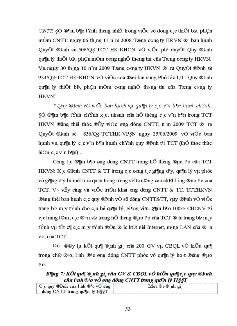 image for page Biện pháp ứng dụng công nghệ thông tin vào quản lý hoạt động đào tạo của Tổng công ty HKVN 1