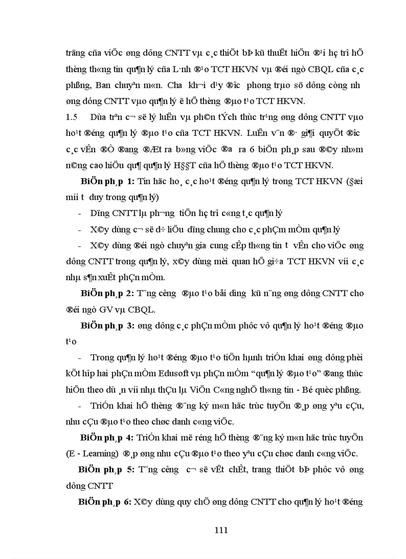 image for page Biện pháp ứng dụng công nghệ thông tin vào quản lý hoạt động đào tạo của Tổng công ty HKVN 1