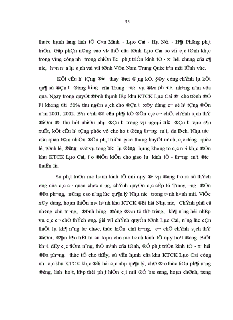 image for page Tác động của sự phát triển khu kinh tế cửa khẩu Lào Cai đến đời sống kinh tế x hội của tỉnh