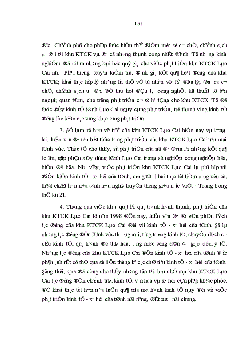 image for page Tác động của sự phát triển khu kinh tế cửa khẩu Lào Cai đến đời sống kinh tế x hội của tỉnh