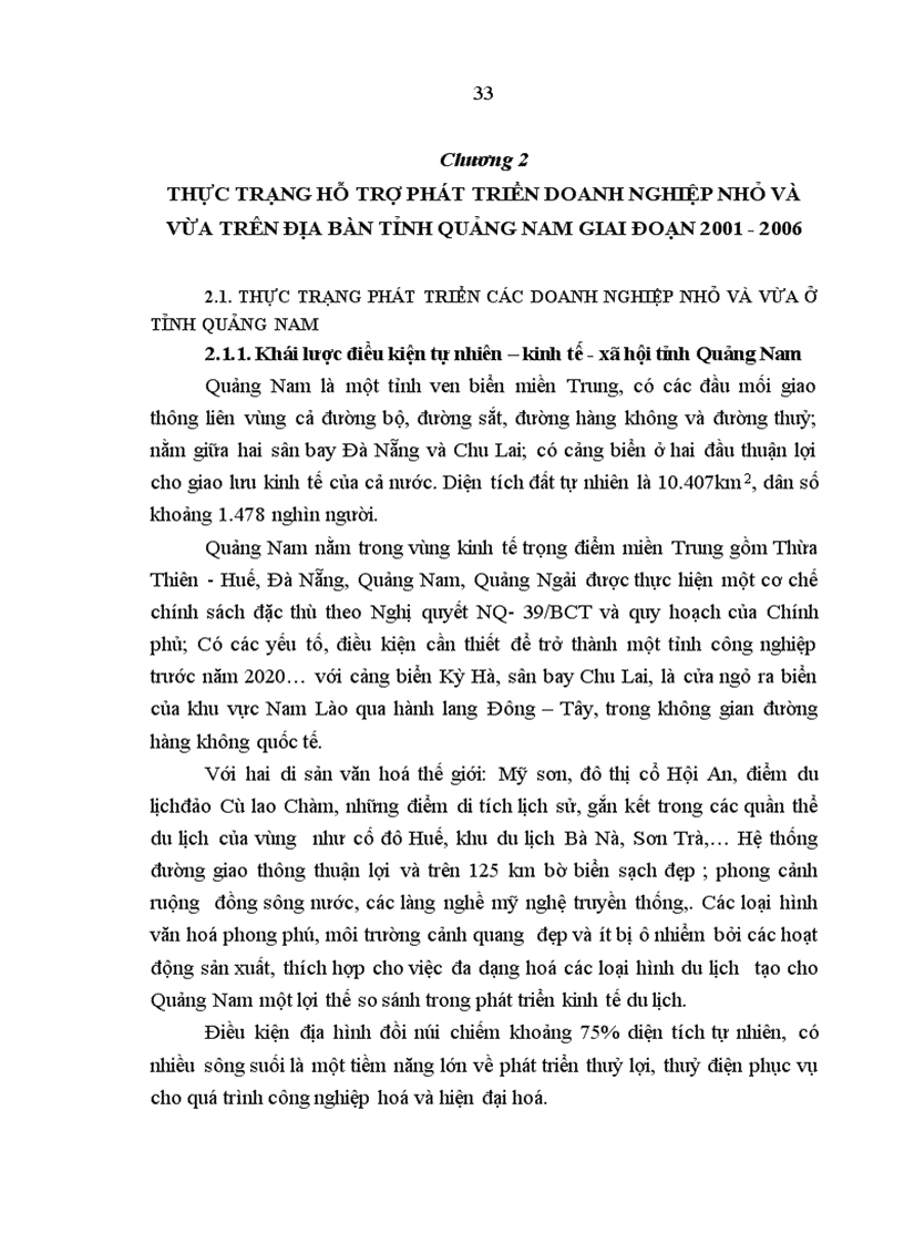 image for page Thực trạng hỗ trợ phát triển DNNVV trên địa bàn tỉnh Quảng Nam