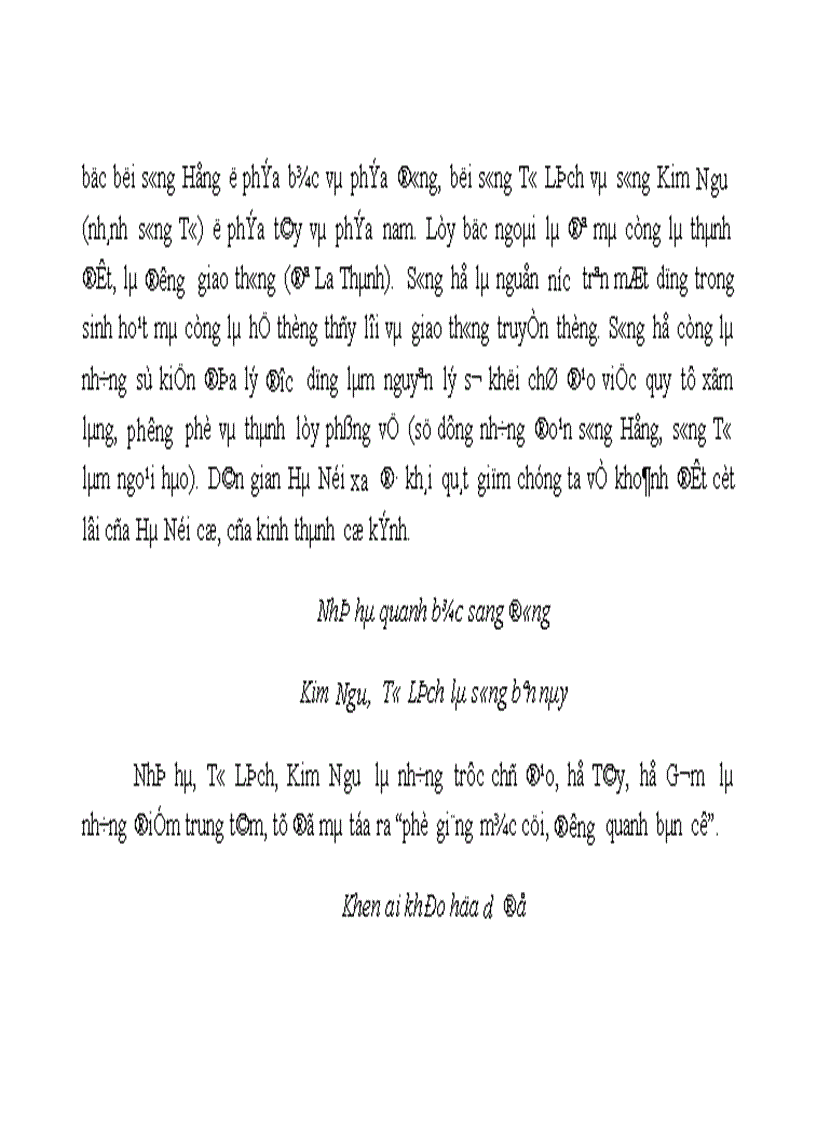 image for page Hà nội vị trí địa lý và chiều sâu lịch sử