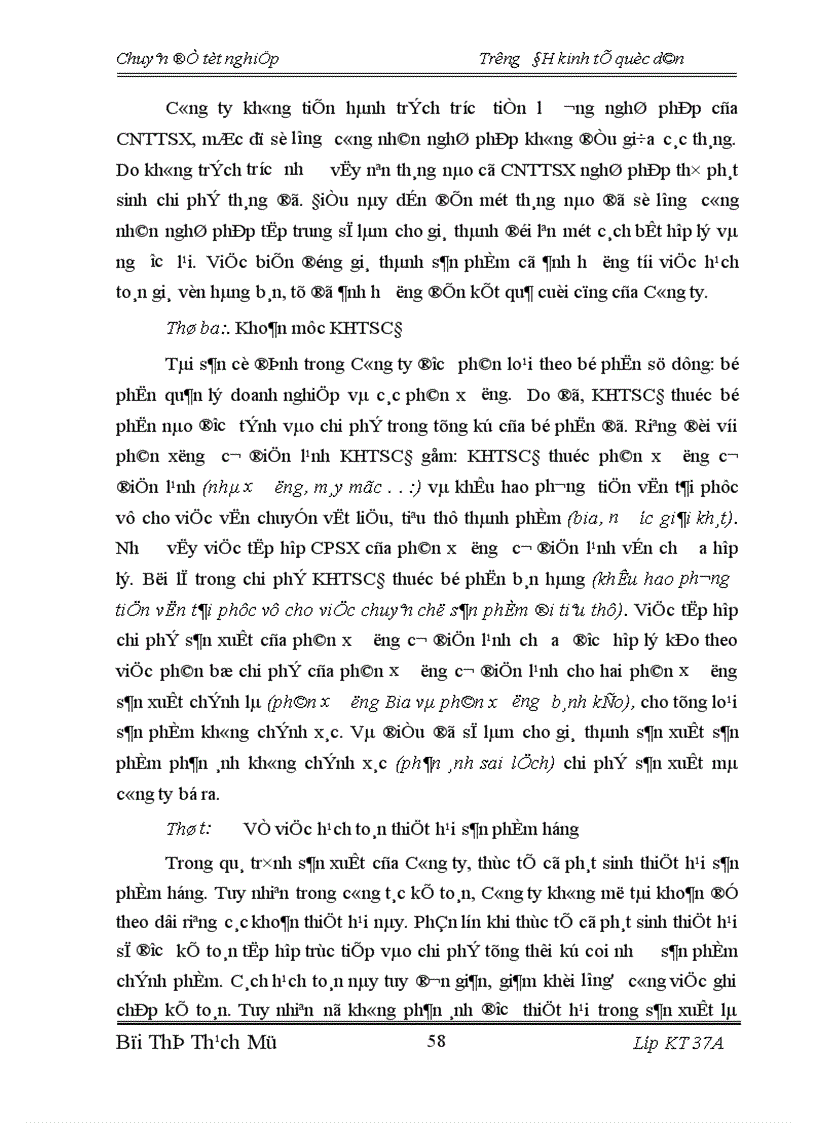image for page Hoàn thiện kế toán tập hợp chi phí sản xuất và tính giá thành sản phẩm tại Công ty cổ phần Liên Hợp Thực Phẩm Hà Tây