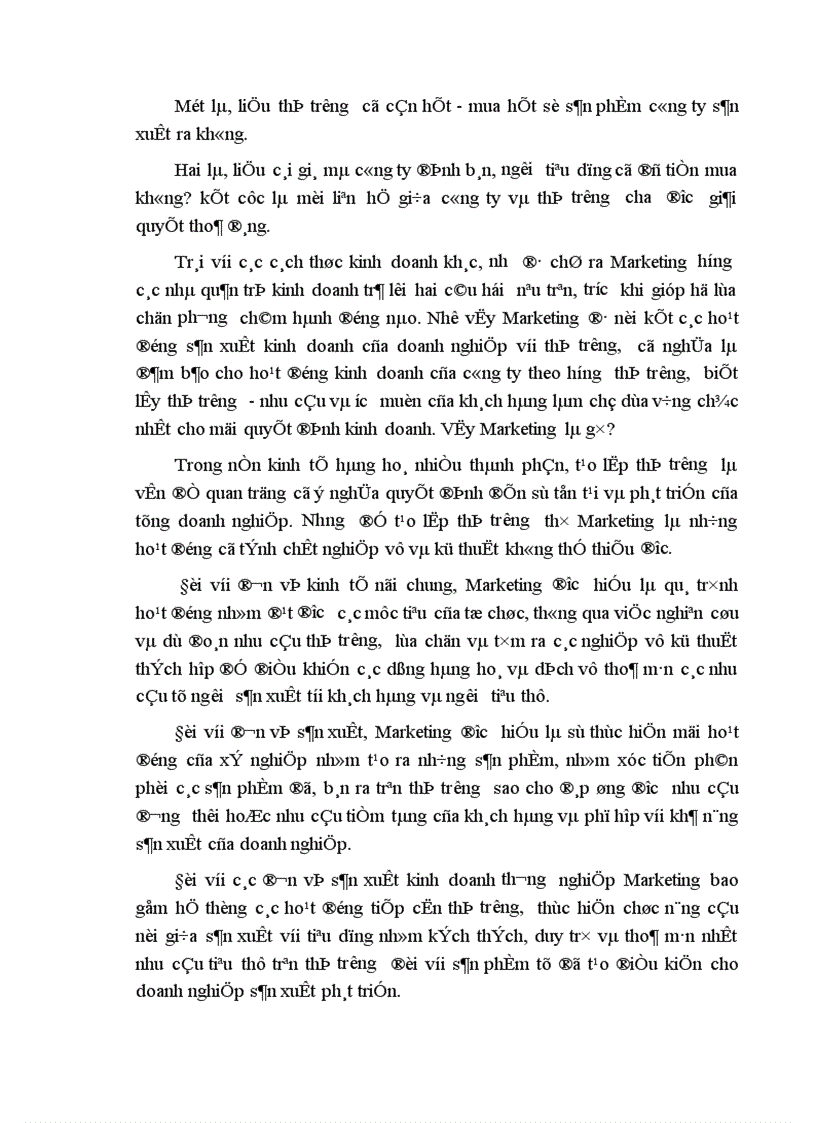 image for page Một vài giải pháp ứng dụng Marketing Mix vào hoạt động phát triển thị trường tiêu thụ sản phẩm HALIDA của nhà máy bia Đông Nam á 1