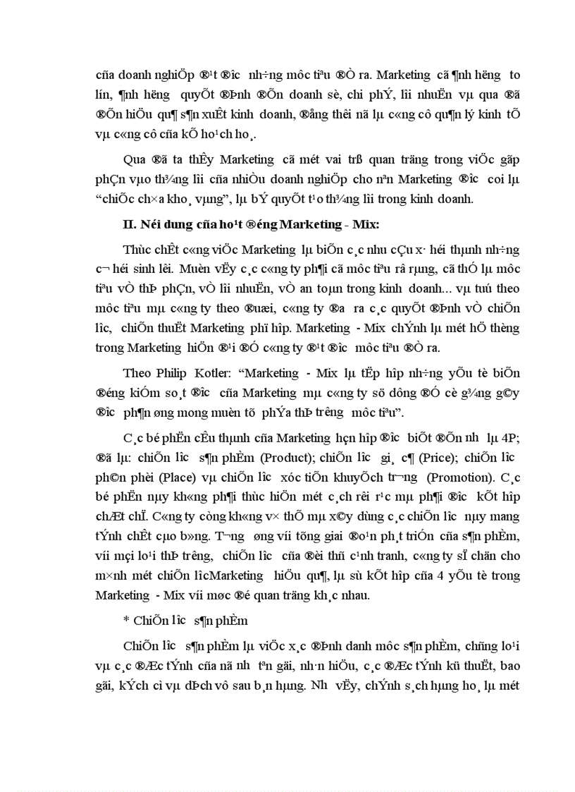image for page Một vài giải pháp ứng dụng Marketing Mix vào hoạt động phát triển thị trường tiêu thụ sản phẩm HALIDA của nhà máy bia Đông Nam á 1