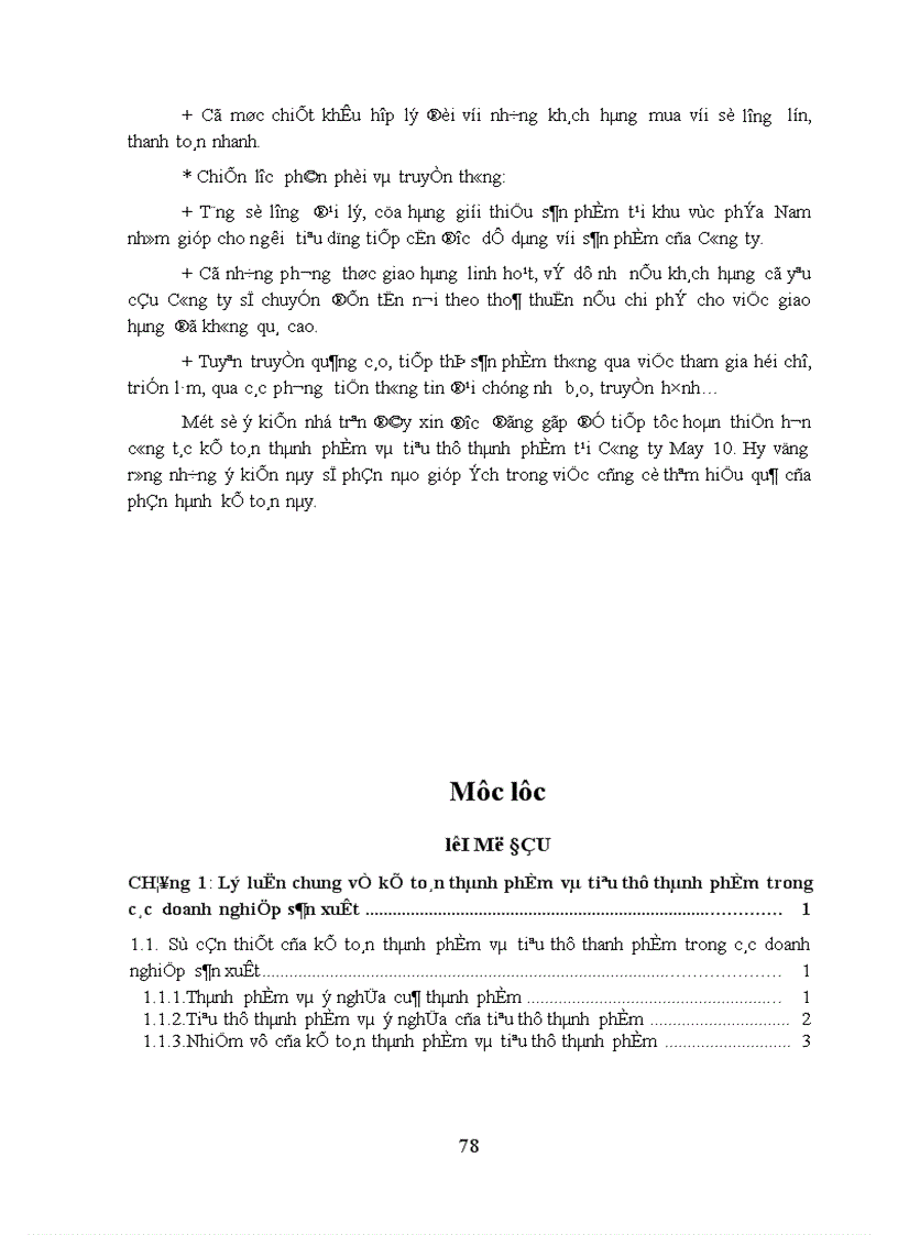 image for page Hoàn thiện công tác kế toán thành phẩm và tiêu thụ thành phẩm tại Công ty cổ phần May 10 1