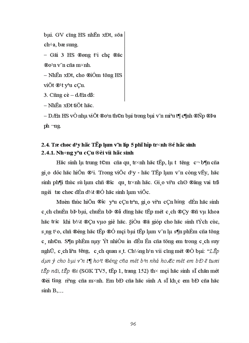 image for page Tổ chức dạy học Tập làm văn lớp 5 phù hợp trình độ học sinh 1