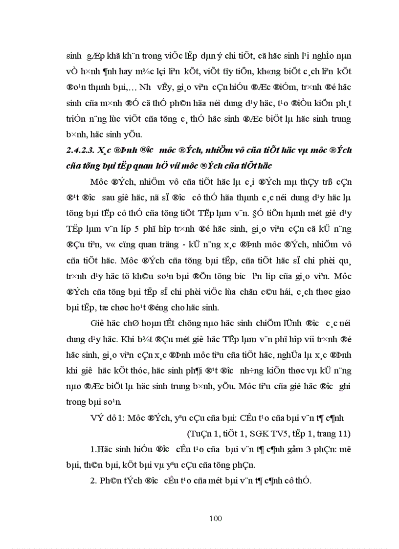 image for page Tổ chức dạy học Tập làm văn lớp 5 phù hợp trình độ học sinh 1