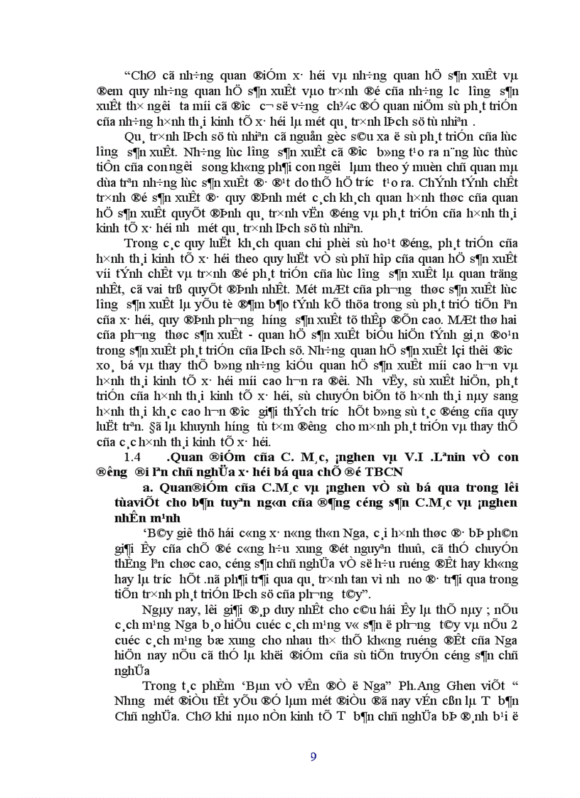 image for page Vận dụng lý luận hình thái kinh tế xã hội để chứng minh tính tất yếu của sự lựa chọn và kiên định con đường xã hội chủ nghĩa của Việt Nam 1