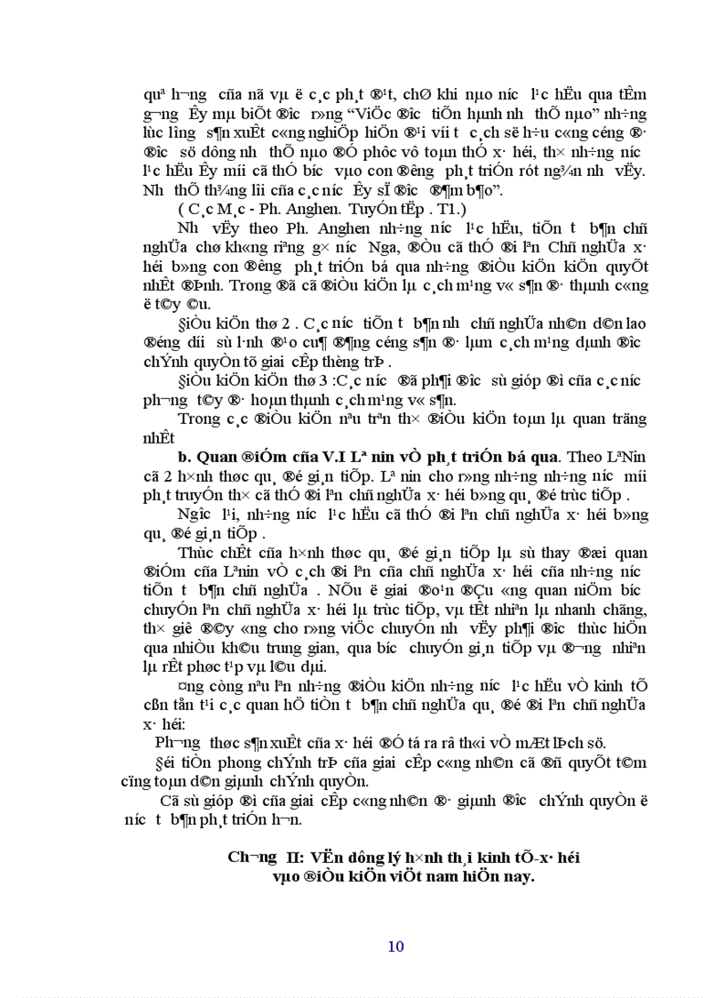 image for page Vận dụng lý luận hình thái kinh tế xã hội để chứng minh tính tất yếu của sự lựa chọn và kiên định con đường xã hội chủ nghĩa của Việt Nam 1