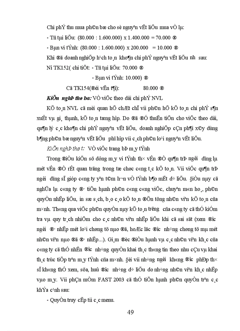 image for page Thực trạng tổ chức công tác kế toán nguyên vật liệu tại công ty cổ phần Cầu Xây