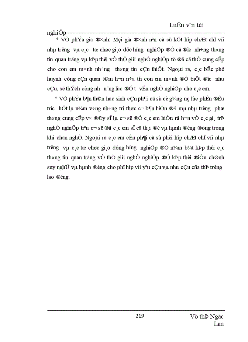 image for page Định hướng giá trị nghề nghiệp trong dự định chọn nghề của học sinh THPT Yên Viên
