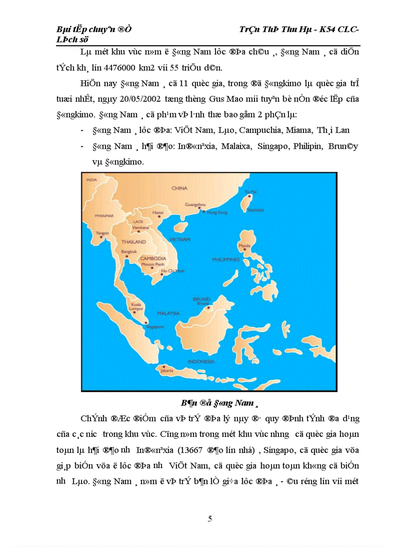 lịch sử Đông Nam á