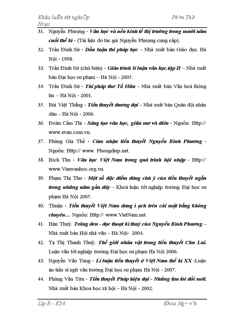 image for page Những cách tân về nhân vật trong tiểu thuyết Nguyễn Bình Phương