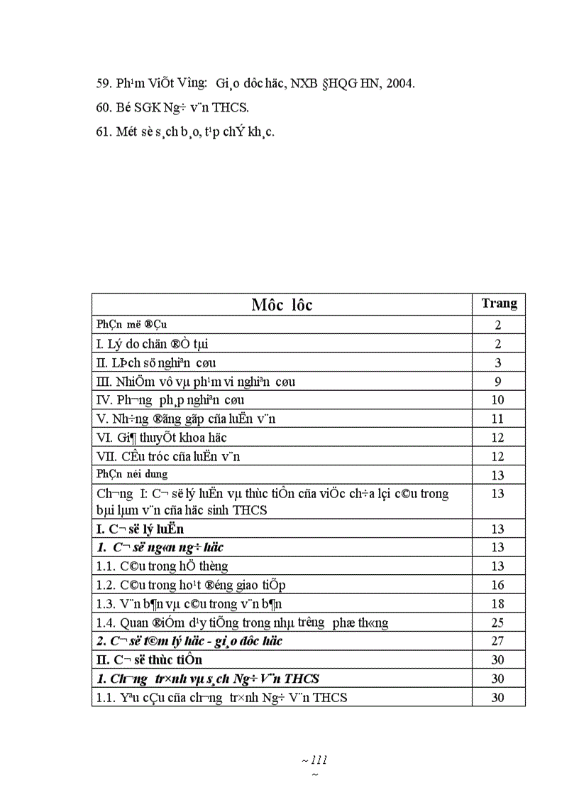 image for page Tổ chức chữa lỗi câu trong bài làm văn cho học sinh trung học cơ sở 1