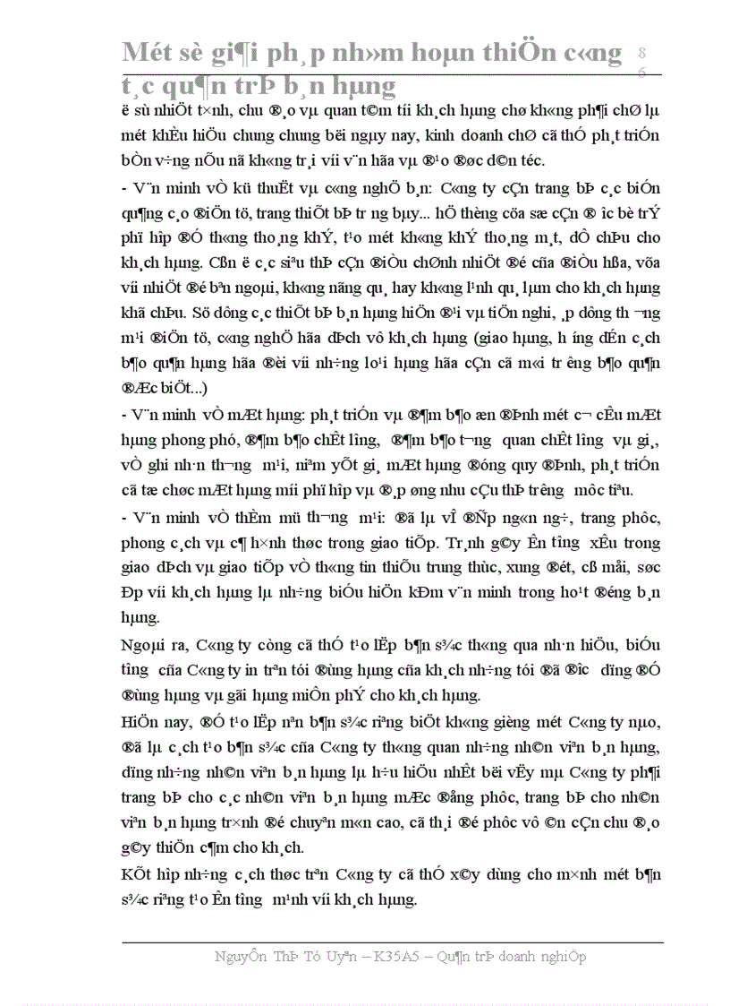 image for page Một số giải pháp nhằm hoàn thiện công tác quản trị bán hàng ở Công ty Thực phẩm Hà Nội 1