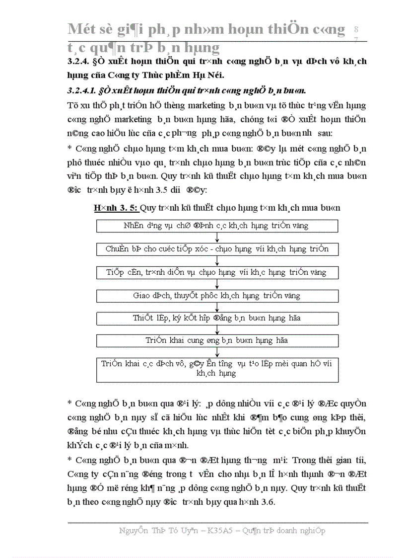 image for page Một số giải pháp nhằm hoàn thiện công tác quản trị bán hàng ở Công ty Thực phẩm Hà Nội 1