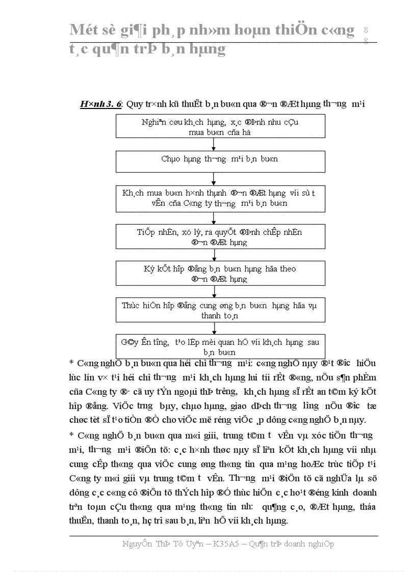 image for page Một số giải pháp nhằm hoàn thiện công tác quản trị bán hàng ở Công ty Thực phẩm Hà Nội 1