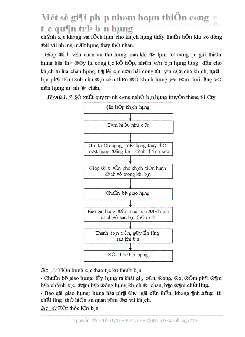 image for page Một số giải pháp nhằm hoàn thiện công tác quản trị bán hàng ở Công ty Thực phẩm Hà Nội 1