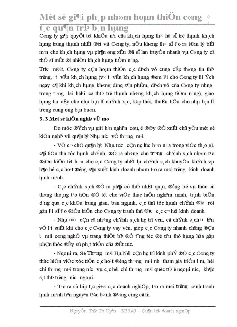 image for page Một số giải pháp nhằm hoàn thiện công tác quản trị bán hàng ở Công ty Thực phẩm Hà Nội 1