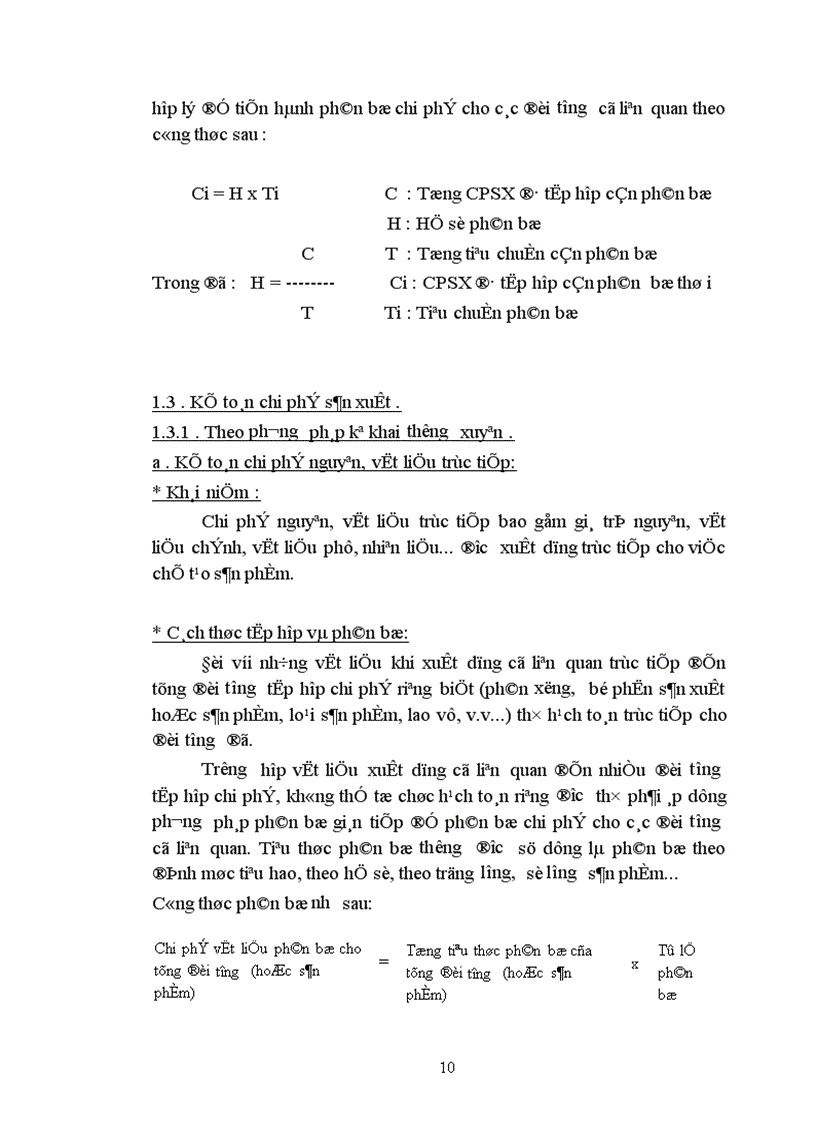 image for page Tổ chức kế toán chi phí sản xuất và tính giá thành sản phẩm ở Công ty sứ Thanh Trì VIGLACERA 1