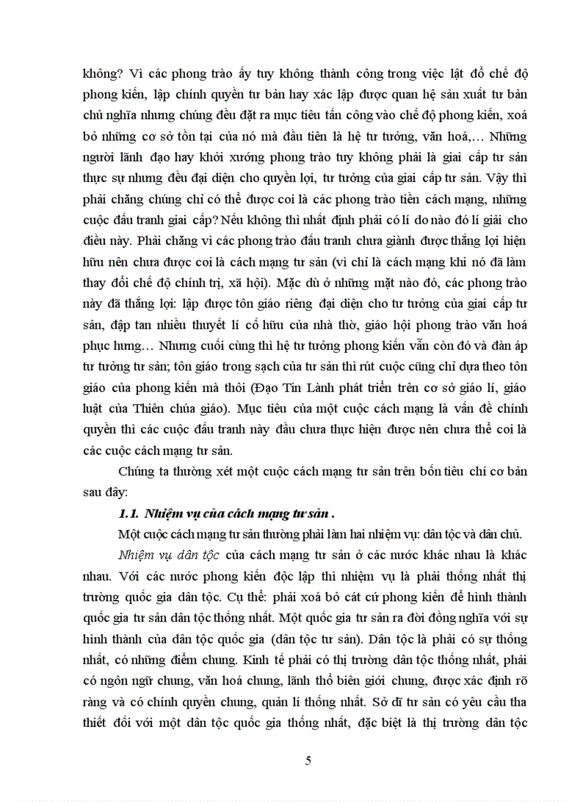 image for page tính triệt để không triệt để của các cuộc cách mạng tư sản