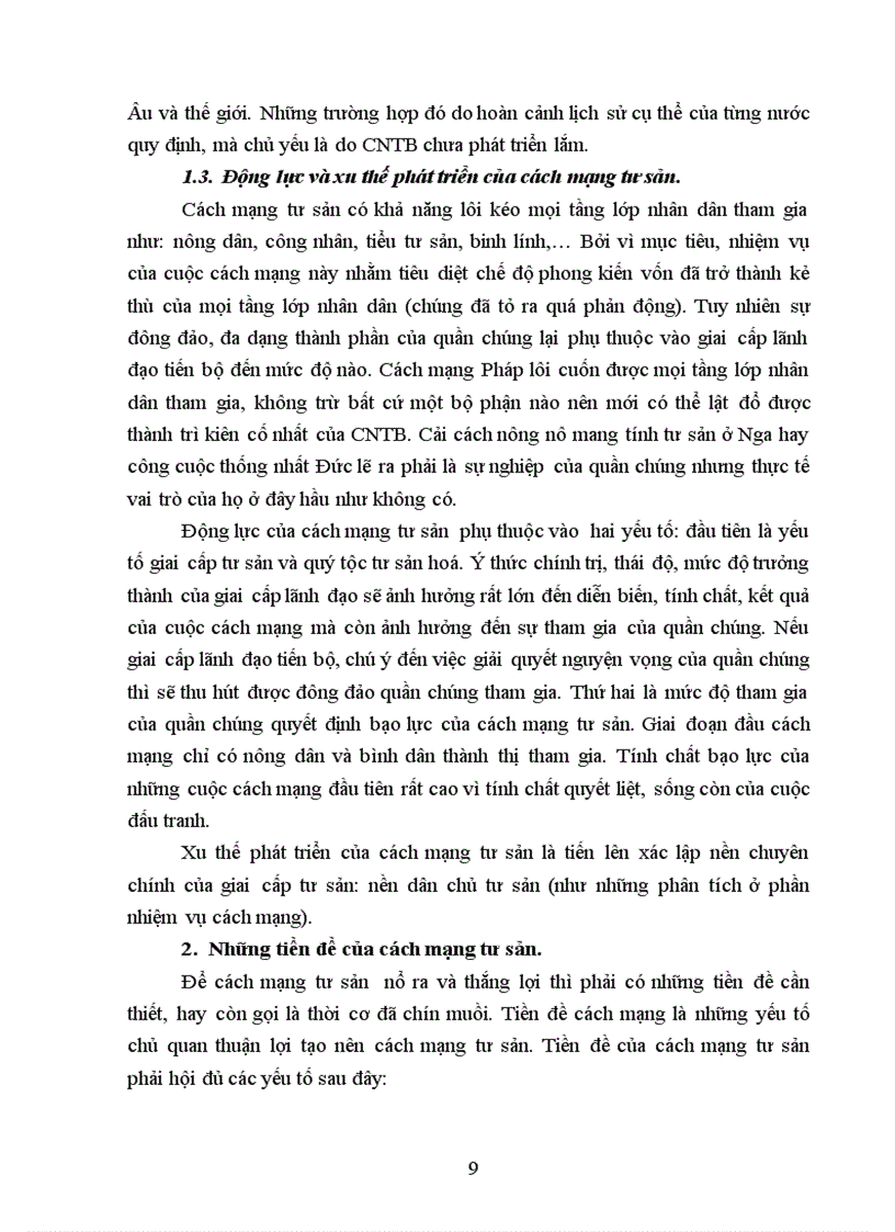 image for page tính triệt để không triệt để của các cuộc cách mạng tư sản
