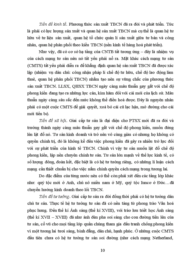 image for page tính triệt để không triệt để của các cuộc cách mạng tư sản