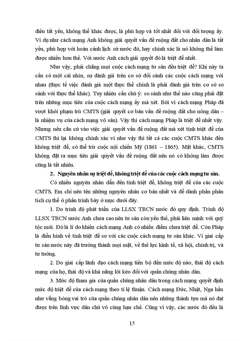 image for page tính triệt để không triệt để của các cuộc cách mạng tư sản