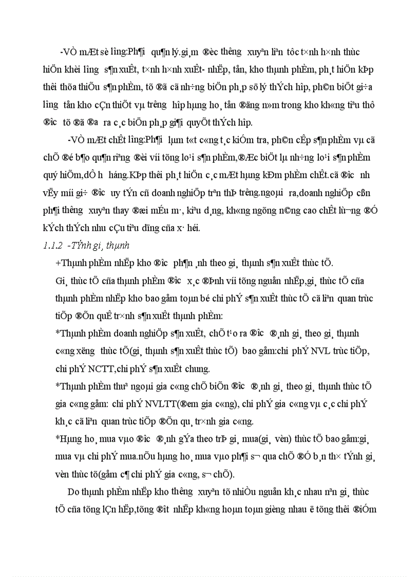 image for page Tổ chức hạch toán thành phẩm tiêu thụ thành phẩm ở công ty rau quả việt nam 1