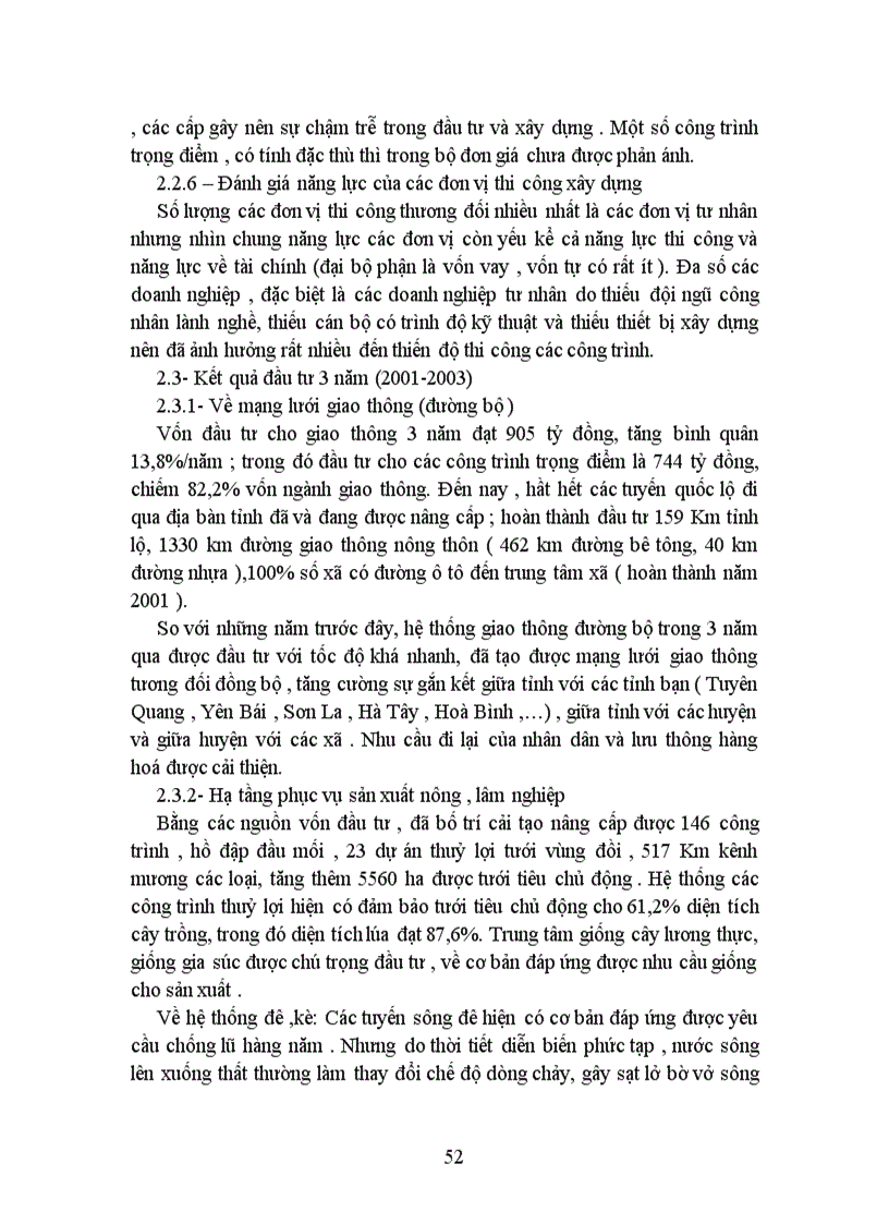 image for page Thực trạng và các giải pháp nâng cao hiệu quả đầu tư Xây dựng cơ bản ở tỉnh Phú Thọ những năm vừa qua 1