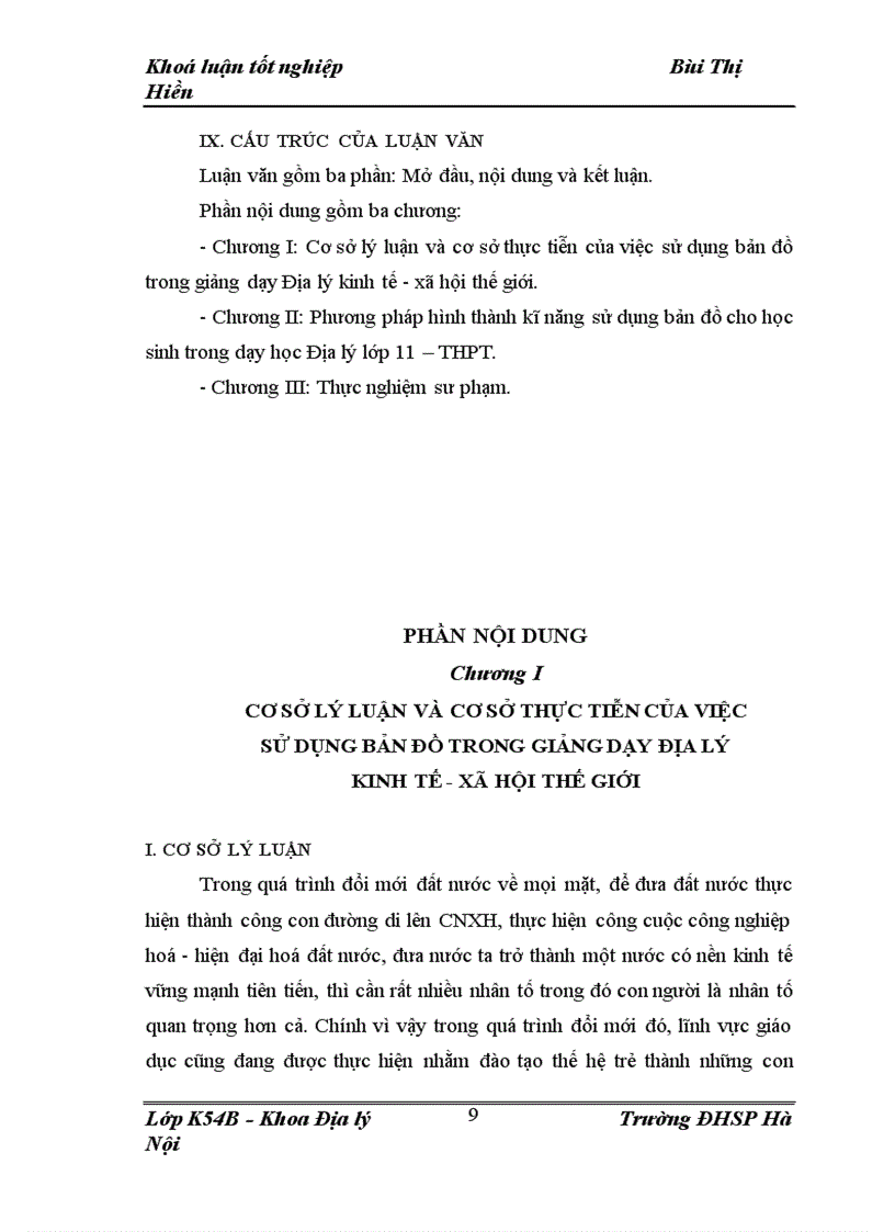 image for page Phương pháp hình thành kĩ năng sử dụng bản đồ cho học sinh trong dạy học địa lý lớp 11 THPT 1
