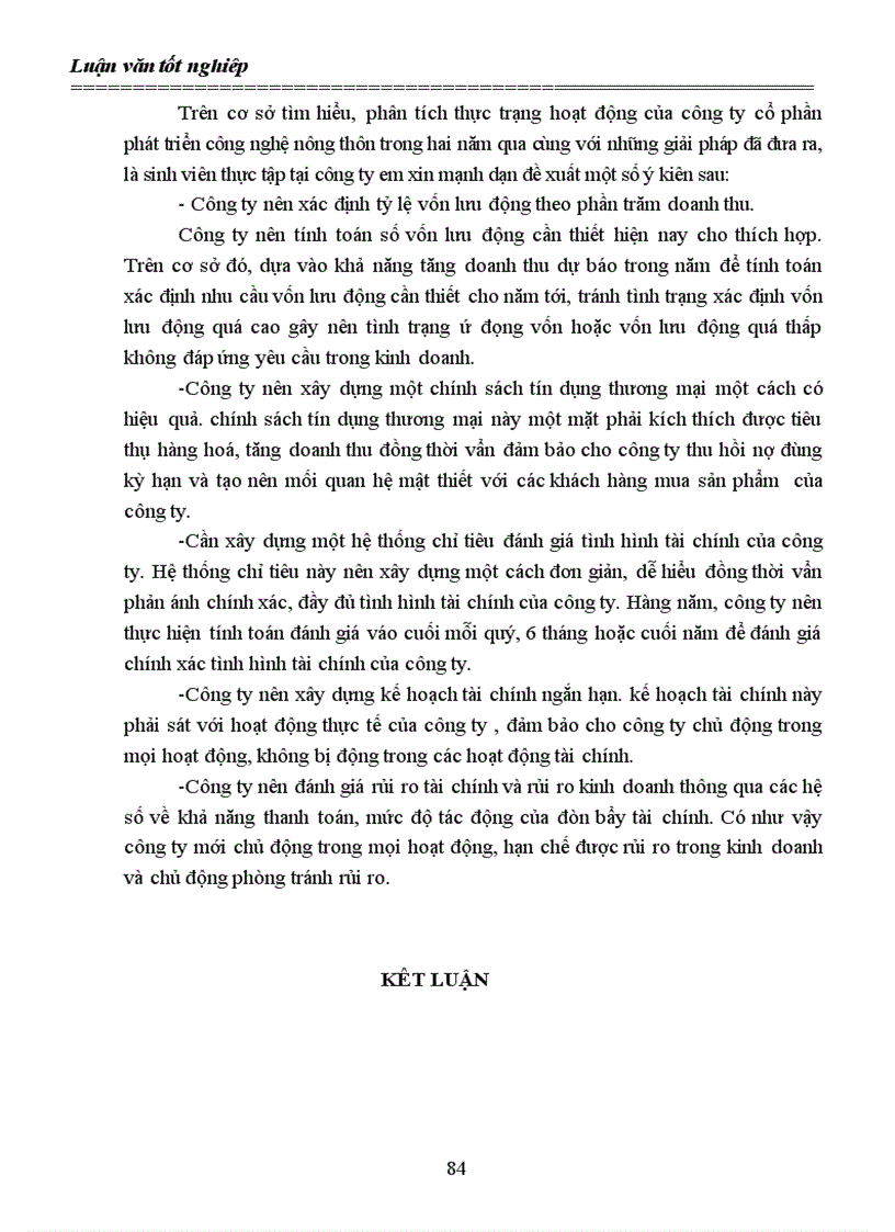 image for page Lợi nhuận và các giải pháp góp phần tăng lợi nhuận tại Công ty cổ phần phát triển công nghệ nông thôn 1