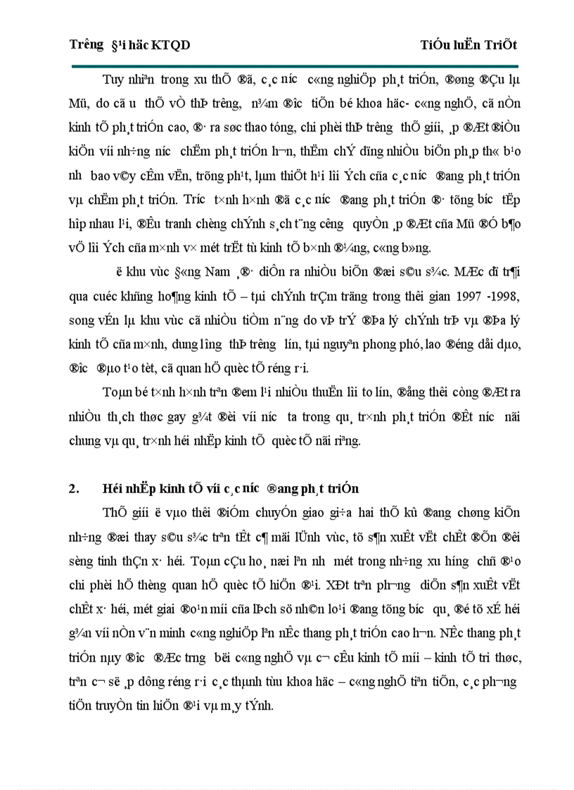 image for page Việt Nam trong xu thế hội nhập và phát triển dưới con mắt triết học 1