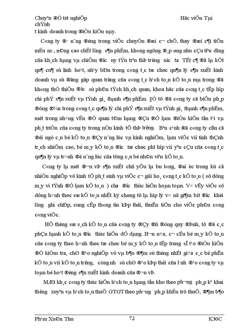 image for page Tập hợp chi phí sản xuất và tính giá thành sản phẩm của công ty quy chế Từ Sơn 1